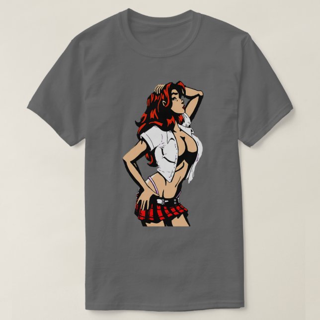 T-shirt Rouge 10 (Design devant)