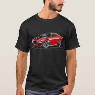 T-shirt Rouge 1970-73 de Camaro/noir