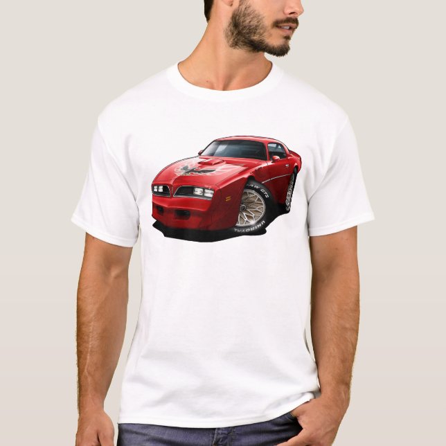 T-shirt Rouge 1977-78 du transport AM (Devant)