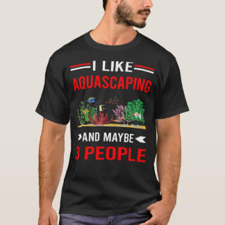 T-shirt Rouge 3 personnes Aquascaper Aquascaper Aquascaper