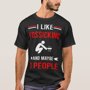 T-shirt Rouge 3 personnes qui se lèvent Fossick