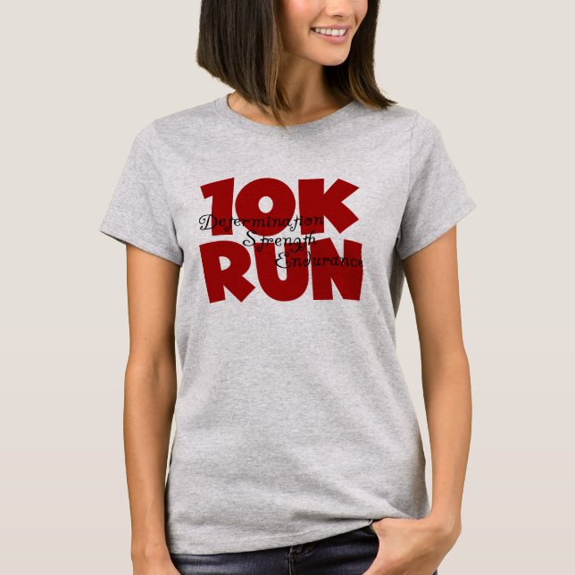 T-shirt Rouge à 10 000 (Devant)