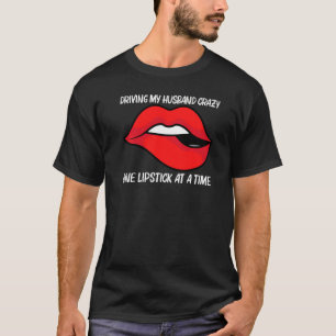 T-shirt Rouge à lèvres cool pour femmes Maman Cosmétique M