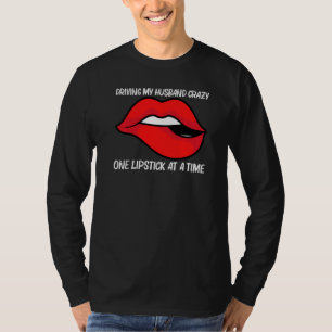 T-shirt Rouge à lèvres cool pour femmes Maman Maquillage c