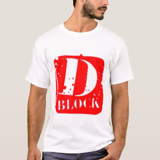 T-shirt Rouge/blanc de D-Bloc