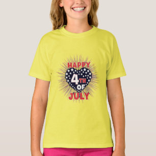 T-shirt Rouge, blanc et gras : Collection d'impression pat