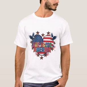 T-shirt Rouge, blanc et gras : Collection d'impression pat