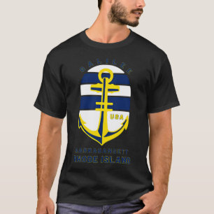 T-shirt Rouge Blanc Franchement - Pêche Drôle 4 Juillet