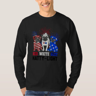 T-shirt Rouge Blanc & Natty Light Citation 4 juillet