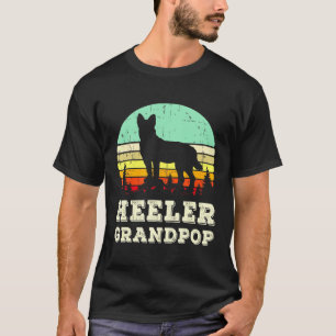 T-shirt Rouge Blue Heeler Grandpop Australian Cattle Dog G