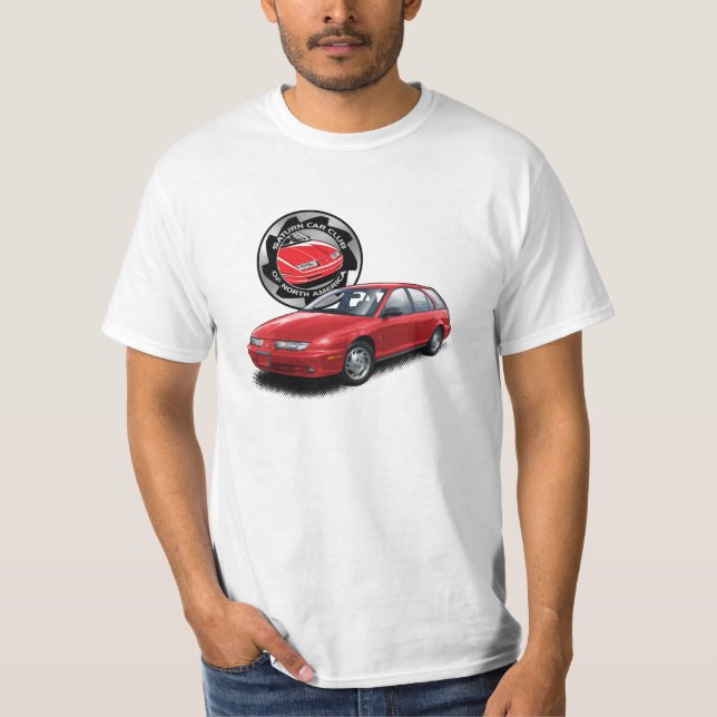 T-shirt rouge chaud de chariot de la GEN 2 de (Devant)