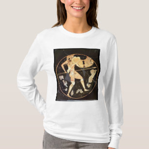 T-shirt Rouge-chiffre athénien kylix
