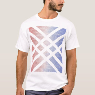 T-shirt Rouge contre le bleu