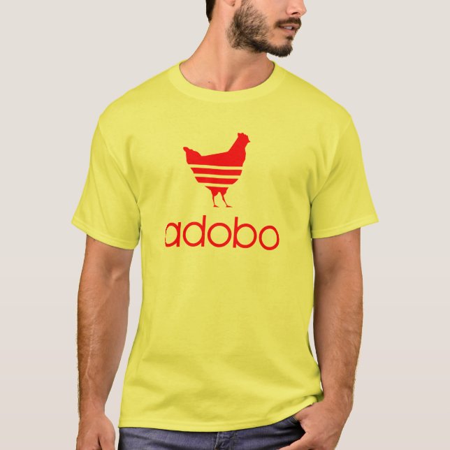 T-shirt Rouge d'Adobo (Devant)