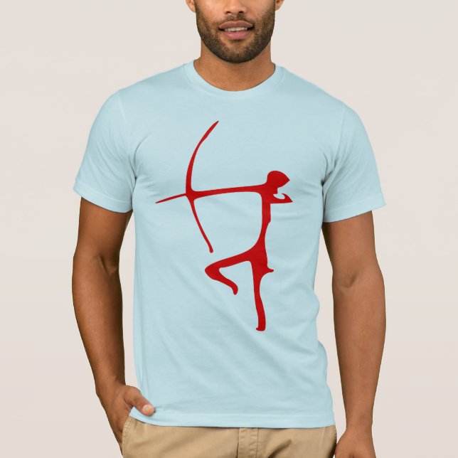 T-shirt rouge d'Archer (Devant)