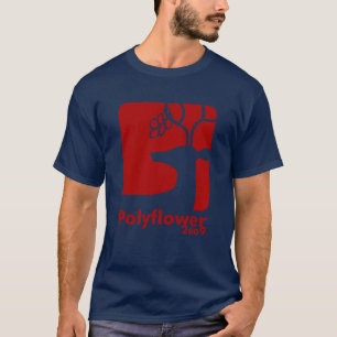 T-shirt Rouge de bière de cerfs communs - Polyflower 2009