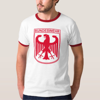 T-shirt rouge de Bundeswehr