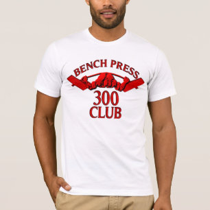 T-shirt Rouge de club du banc à presse 300