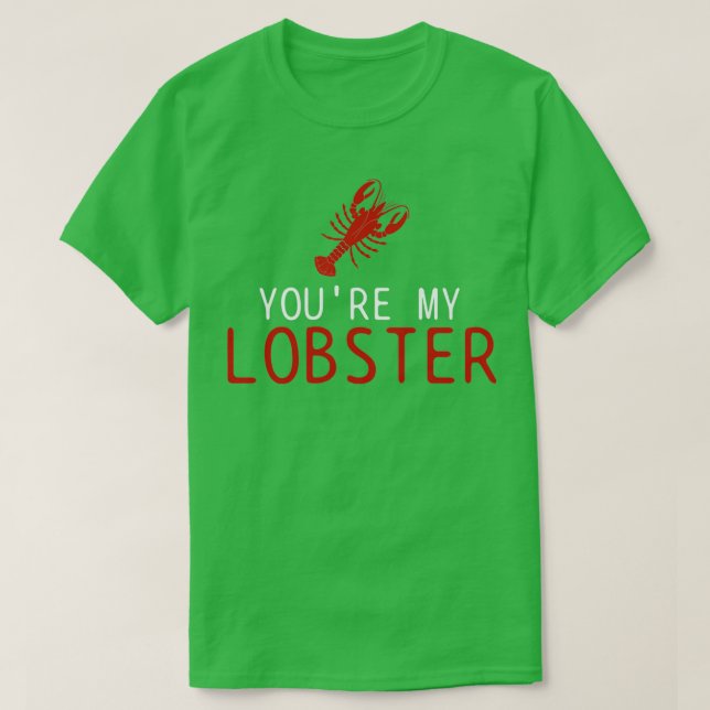 T-shirt Rouge de homard (Design devant)