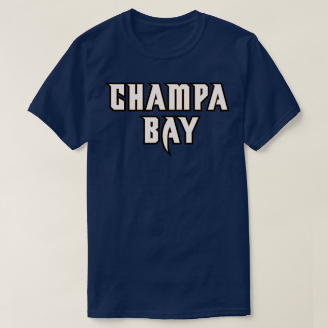 T-shirt Rouge de la baie de Champa (Design devant)