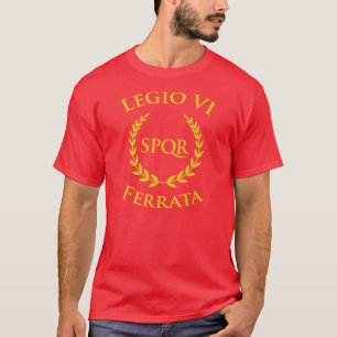 T-shirt Rouge de Legio VI Ferrata