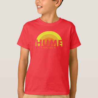 T-shirt rouge de l'équipe d'enfants