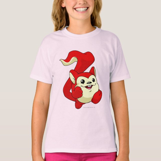 T-shirt Rouge de Meerca (Devant)