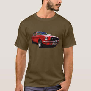 T-shirt rouge de mustang