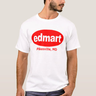 T-shirt Rouge d'Edmart sur le blanc
