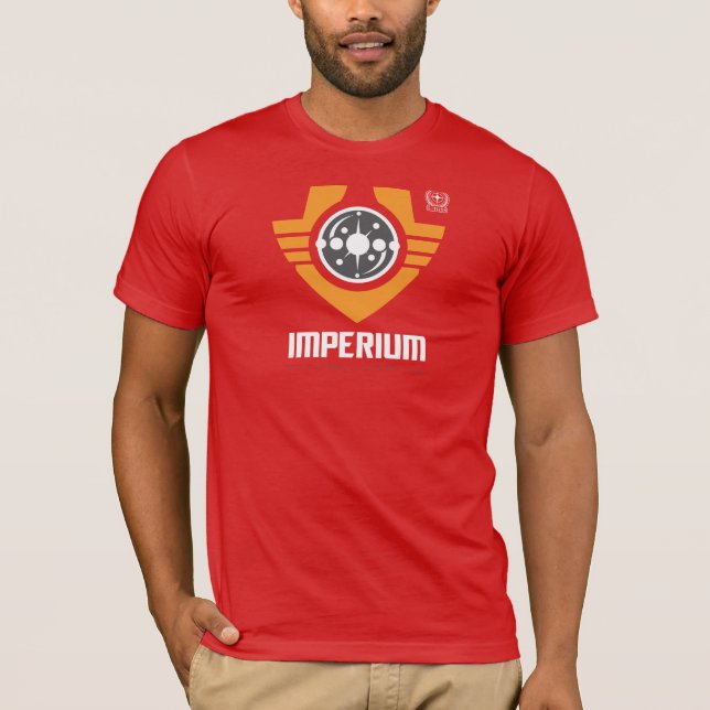 T-shirt Rouge du fonctionnaire v3 d'Imperium (Devant)
