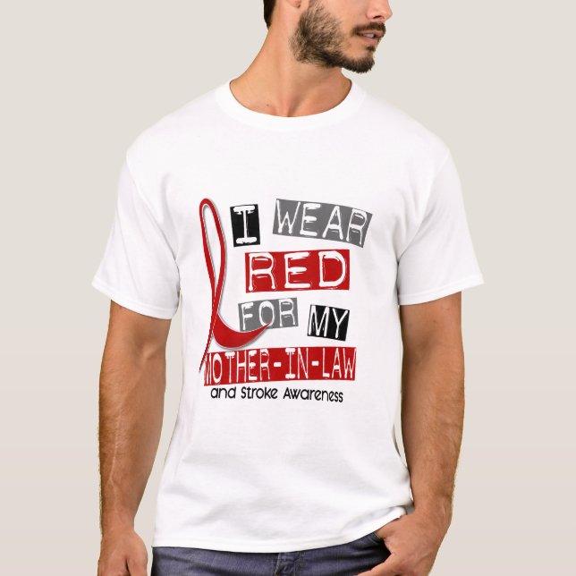 T-shirt ROUGE d'USAGE de la course I POUR MA BELLE-MÈRE 37 (Devant)