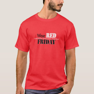 T-shirt Rouge d'usage vendredi