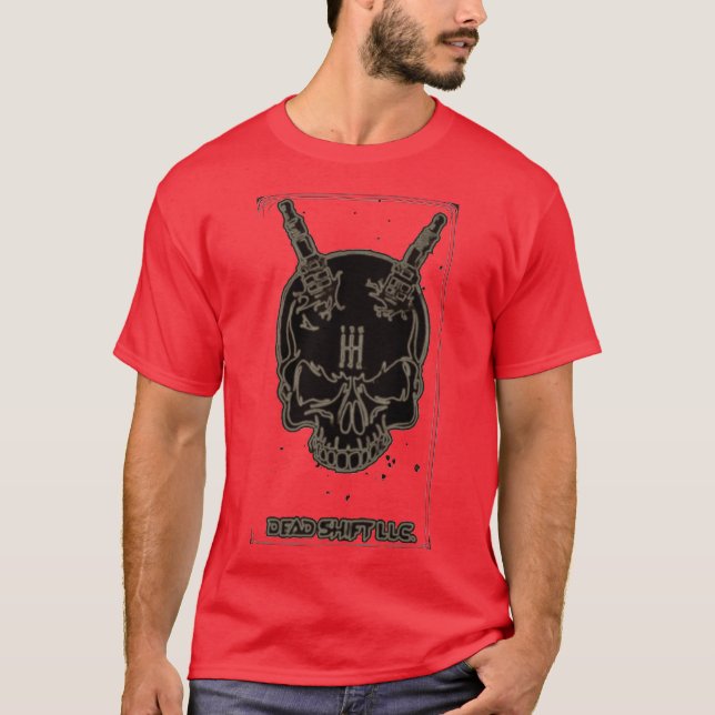 T-shirt Rouge et noir (Devant)