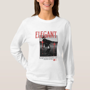 T-shirt Rouge et Noir Maximaliste Vêtements urbains Design