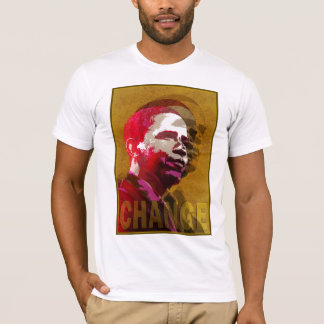 T-shirt Rouge et or de Barack Obama Rasta