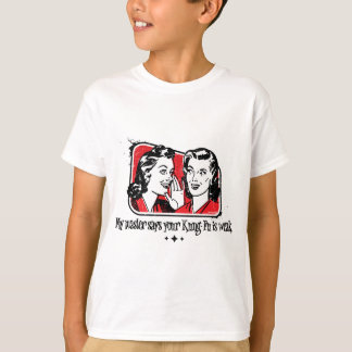 T-shirt Rouge faible de Kung-Fu