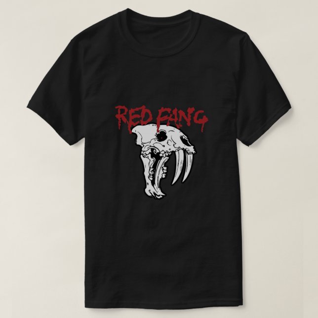 T-shirt rouge fang Essential (Design devant)