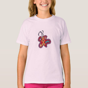 T-shirt rouge Flutterfly