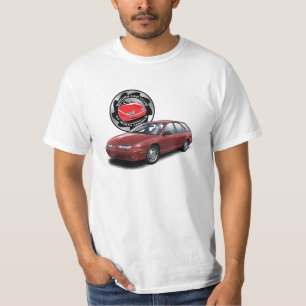 T-shirt rouge-foncé de chariot de la GEN 2 de