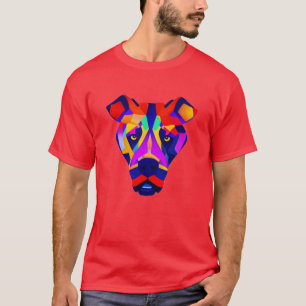 T-shirt rouge homme chien d'Alexander