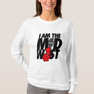 T-shirt Rouge je suis le Midwest