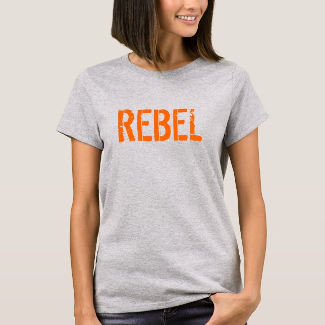 T-shirt Rouge Lion Rebel (Devant)