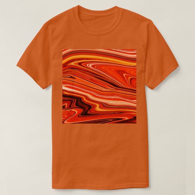 T-shirt Rouge magmawave (Design devant)