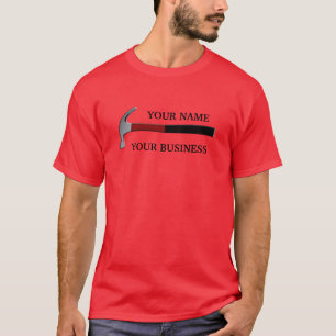 T-shirt rouge marteau handyman
