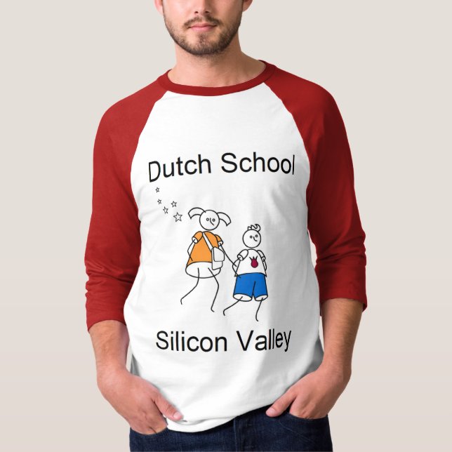 T-shirt Rouge masculin de DSSV (Devant)