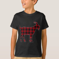 Rouge Noir Plaid Chèvre Lover Farmer Famille corre
