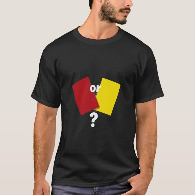 T-shirt Rouge Ou Jaune ? T- (Devant)