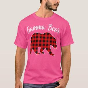 T-shirt Rouge Pajam Gamma Ours Correspondant Buffalo Famil