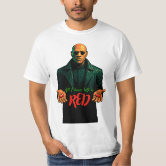 T-shirt Rouge pilulé