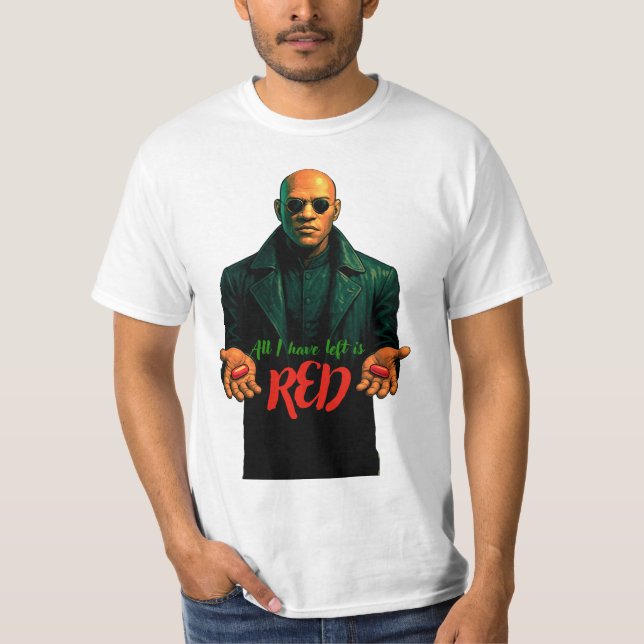 T-shirt Rouge pilulé (Devant)